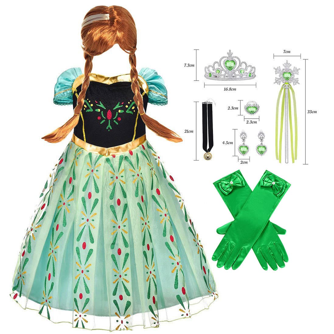 Frozen Anna Elsa European and American children's dress Asia Frozen Elsa princess dress Anna Elsa