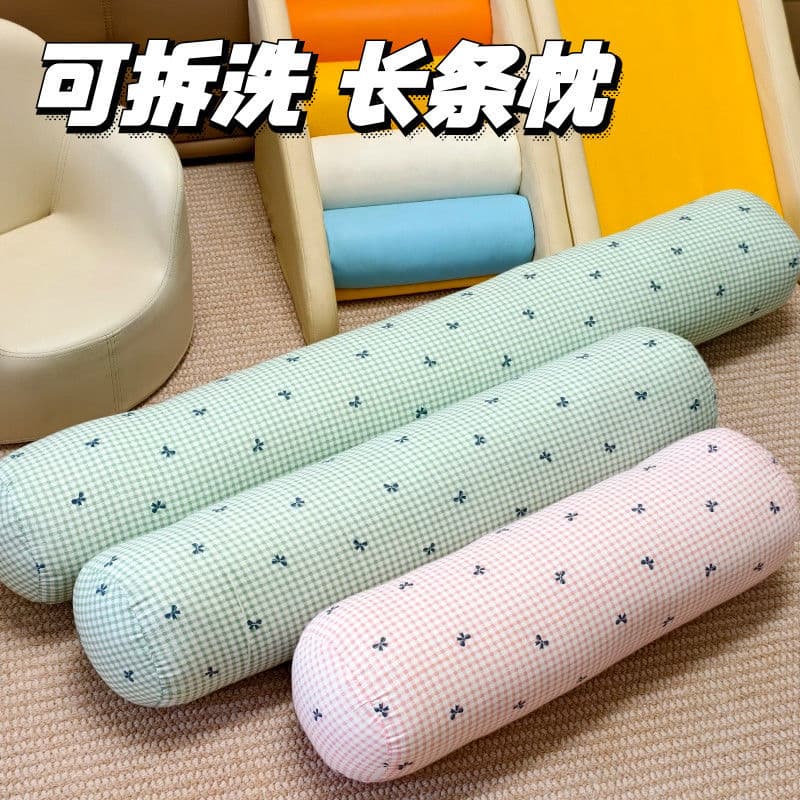 Cylinder Long Pillow for Bedhead/Sofa, Beauty Salon Yoga Pillow, Detachable Candy-shaped Leg Hugging Sleep Pillow Wholesale