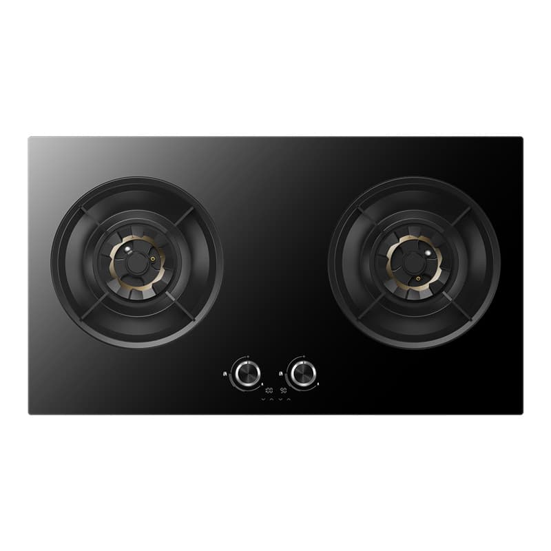 Midea JZT-QD52 Timer Smart Anti-Dry Burning Gas Stove Natural Gas Stove Dual Burner Built-in Cooktop