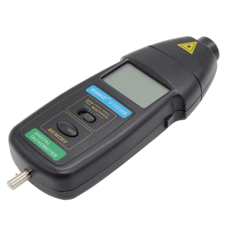 Xinbao DT2236E Photoelectric Contact Dual-Use (English Version) Tachometer Linear Speed Meter Laser Speed Tester