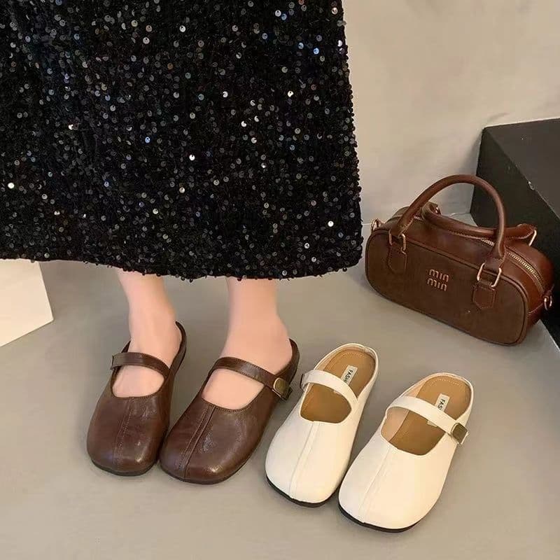 2025 Spring/Summer New Birkenstock Flat Lightweight Closed-Toe Slippers, Versatile Women's Shoes, Comfortable for Home and Office Use