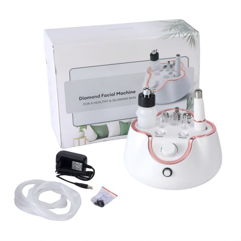 Cross-border New Three-in-One Diamond Microdermabrasion Machine Blackhead Suction Hydration All-in-One Micro-crystal Skin Rejuvenation Beauty Device