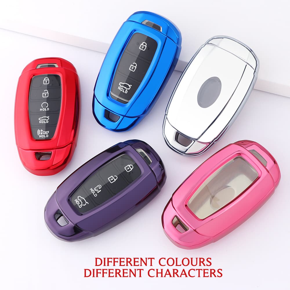 Compatible with Hyundai Grandeur, iG, Santa Fe, TM, Beso, Jones, I30, Kona, Key Case, Santa Fe, Yueda Set