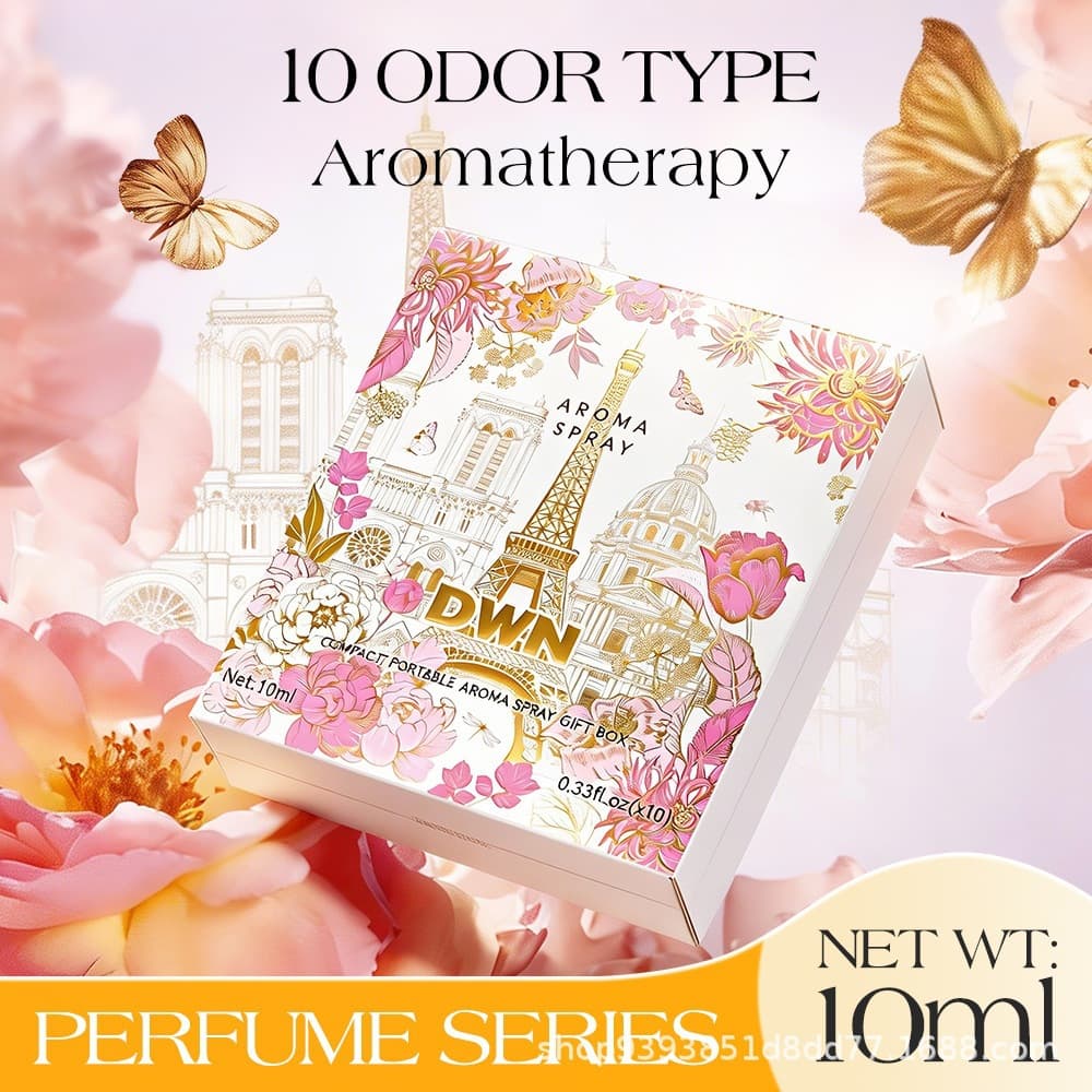 Cross-Border Perfume Luxury Sample Book Gift Box, Alcohol-Free Fragrance, Black Opium, True Me, No Man's Land, Viral Women's Perfume