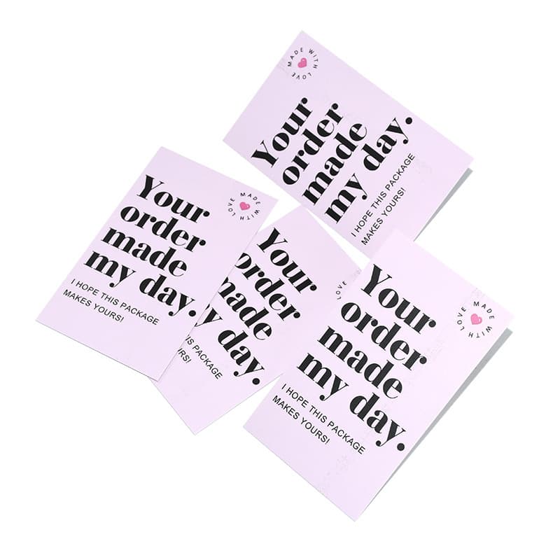 Cross-border Hot Selling PACKAGE Order Purple Cardboard Bracelet Packaging Card Jewelry Display Greeting Card Sticky Note