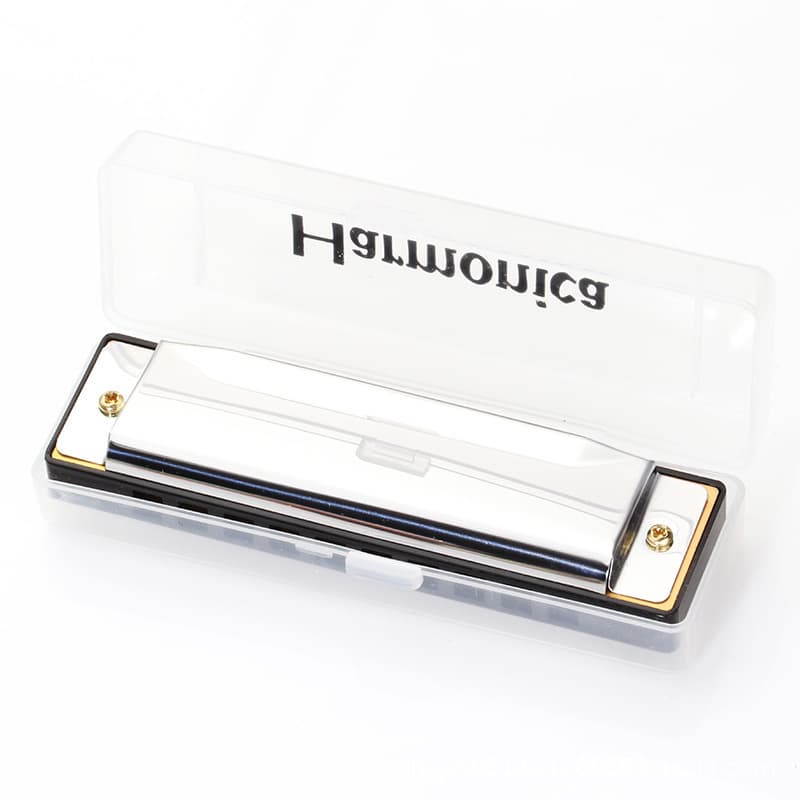 10-Hole C Blues Harmonica for Beginners, Ten-Hole Harmonica Children's Toy Harmonica, 10 Holes Harmonica