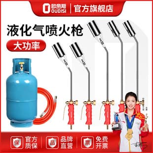 Odis LPG Blow Torch Gas Burner Singeing Gun Head Home Meat Roasting Gas Flame Blowtorch