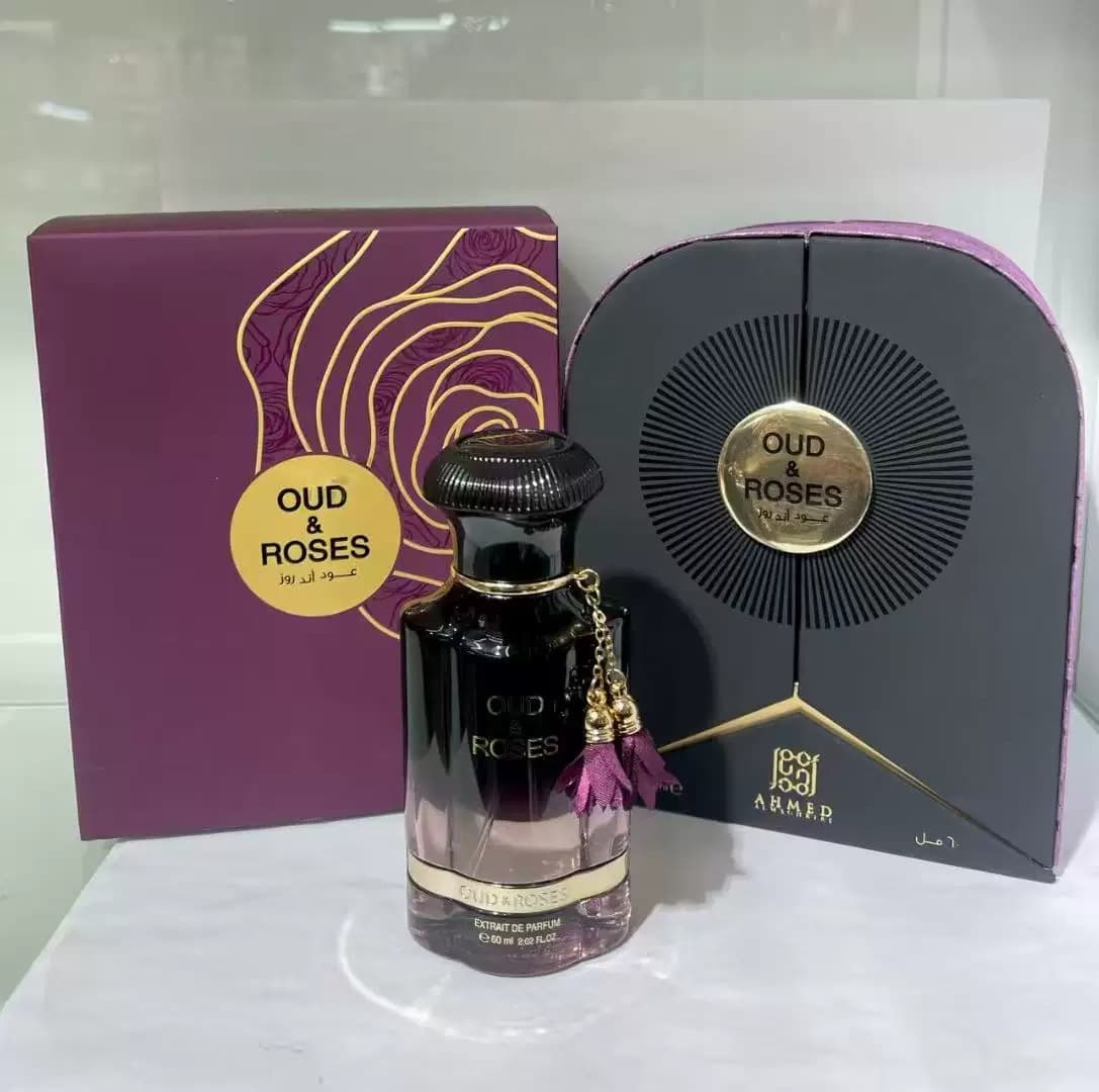 High-end Export Women's Perfume Gift Box AHMED OUD & ROSES Arabia, Middle East, Dubai Long-lasting Fragrance