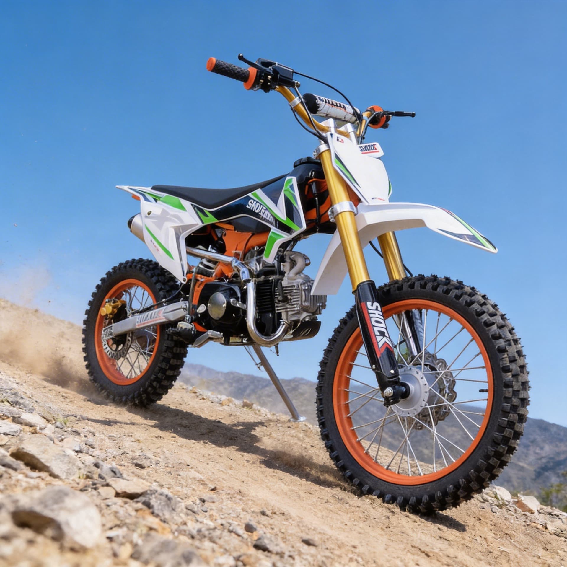 125CC Off-Road Dirt Bike High-Performance Two-Wheeled Fuel Motorcycle All-Terrain Off-Road Motorcycle