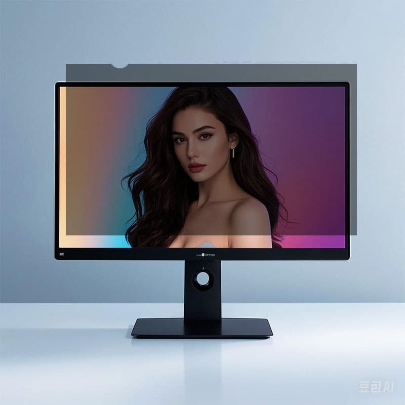 Compatible with 25-inch monitor 24-inch Apple all-in-one screen HD anti-glare protective film computer privacy filter