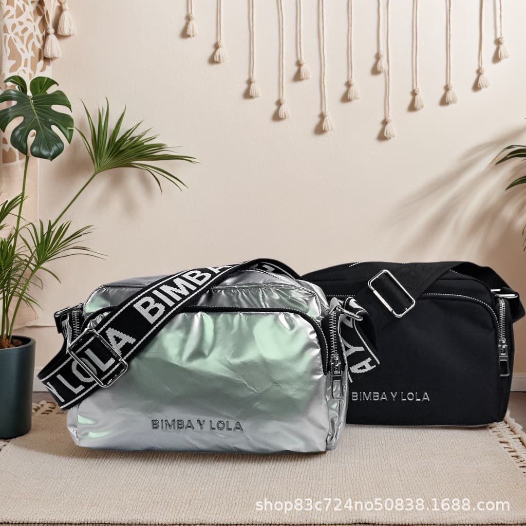 Bimba Nylon Camera Bag Ladies Crossbody Shoulder Bag Fashionable Compact Size Daily Use Bag for Women Spring Season 2023