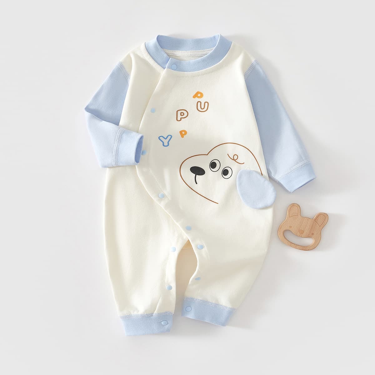 Baby Romper Spring Autumn Cotton Seamless Bodysuit Newborn Crawling Suit Kids Base Sleepwear