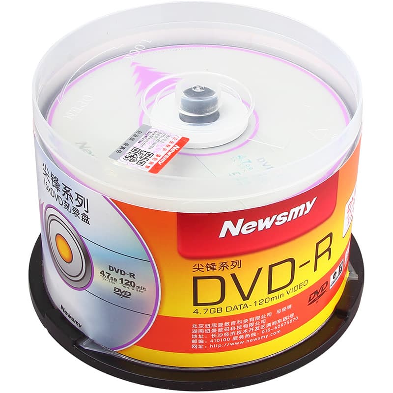 Newsmy Peak Series DVD-R 16X 4.7G Blank Discs/Recordable Media