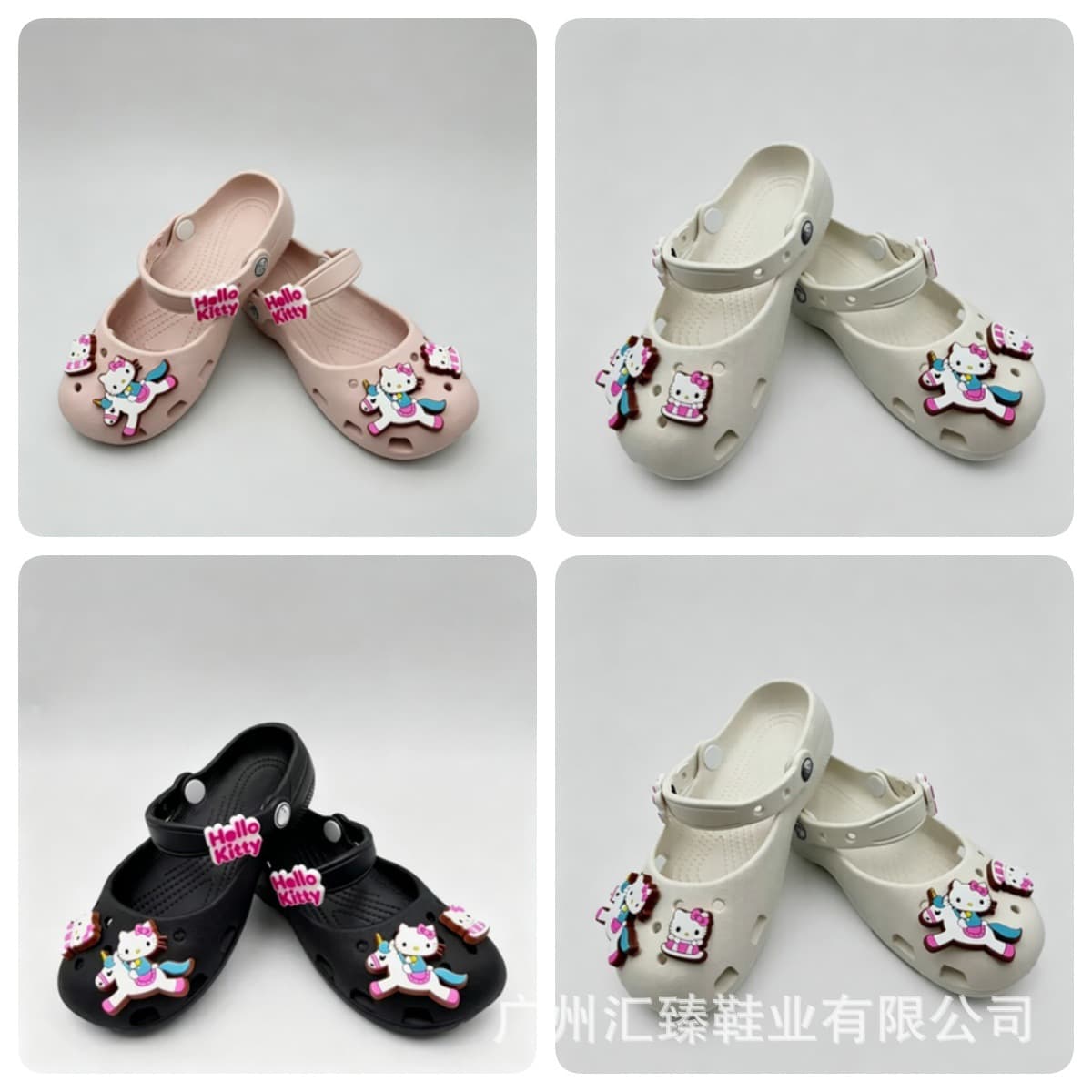 Kajia In Stock Children's Ballet Croc Sandals Summer New Beach Shoes Non-Slip Girls Slippers Fashion Breathable