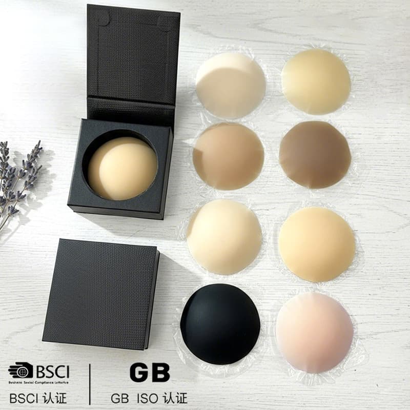 Cross-border solid silicone nipple covers, ultra-thin breathable invisible breast stickers, anti-protrusion nipple areola covers