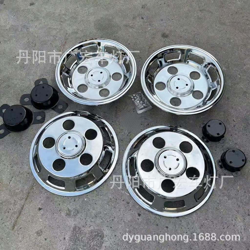16-18 Inch Truck Lug Nut Cover Decorative Cover Stainless Steel Chrome Nut Cover Truck Wheel Cover Van Wheel Cover