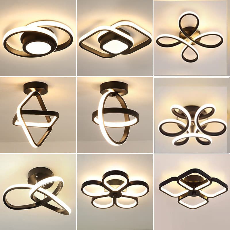 Modern Minimalist Ceiling Light, Direct from Zhongshan, Guangdong Home Decoration Lighting Factory, Living Room Bedroom Hallway Balcony Lighting Fixture