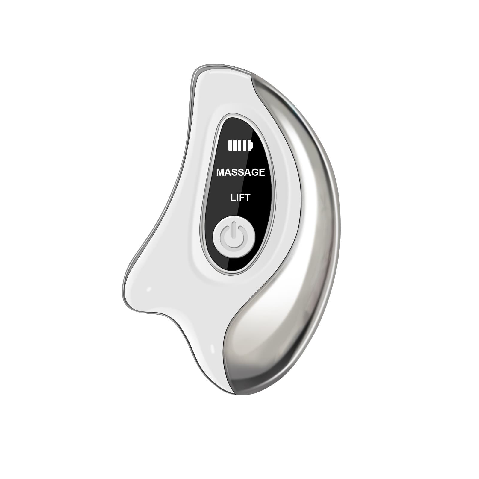 Facial Vibration Massage Wand, Face Scraping Tool, Neck Massager, Electric Beauty Device, Gua Sha Board