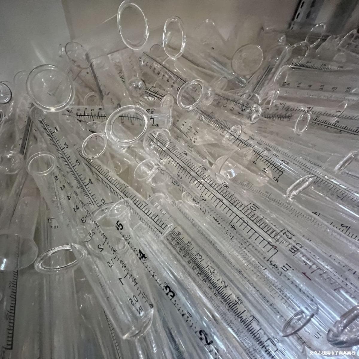 Cross-border Eco-Friendly New Product High Borosilicate Glass Rain Gauge, Ground-Insertion Test Tube Glass, Scratch-Resistant