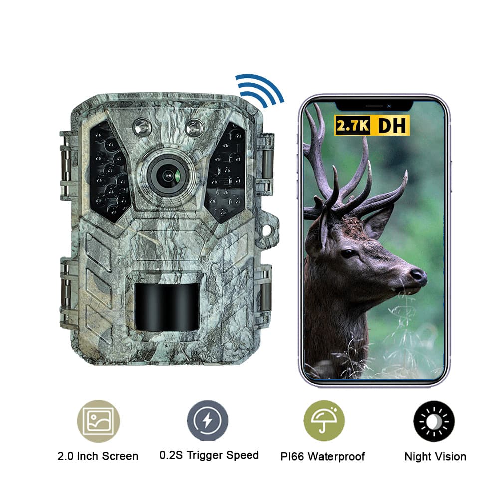 New Product 48MP 4K WiFi Hunting Camera Motion Detection Animal Monitoring Infrared Sensor