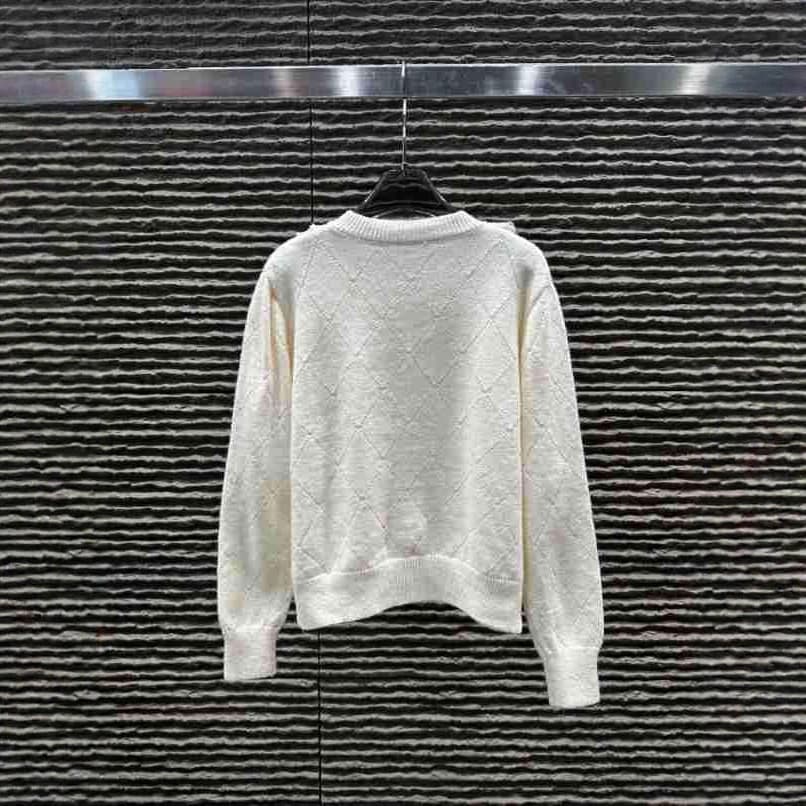 Factory Direct MM25 Autumn/Winter New Youthful Sweet Lace Trim Round Neck Knit Cardigan