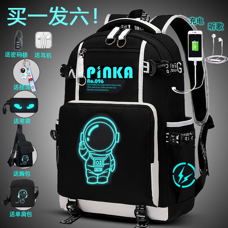 New Style Double-shoulder Backpack For Junior High School Boys Children Aged 3 To 6 Primary School Students Boys Backpack