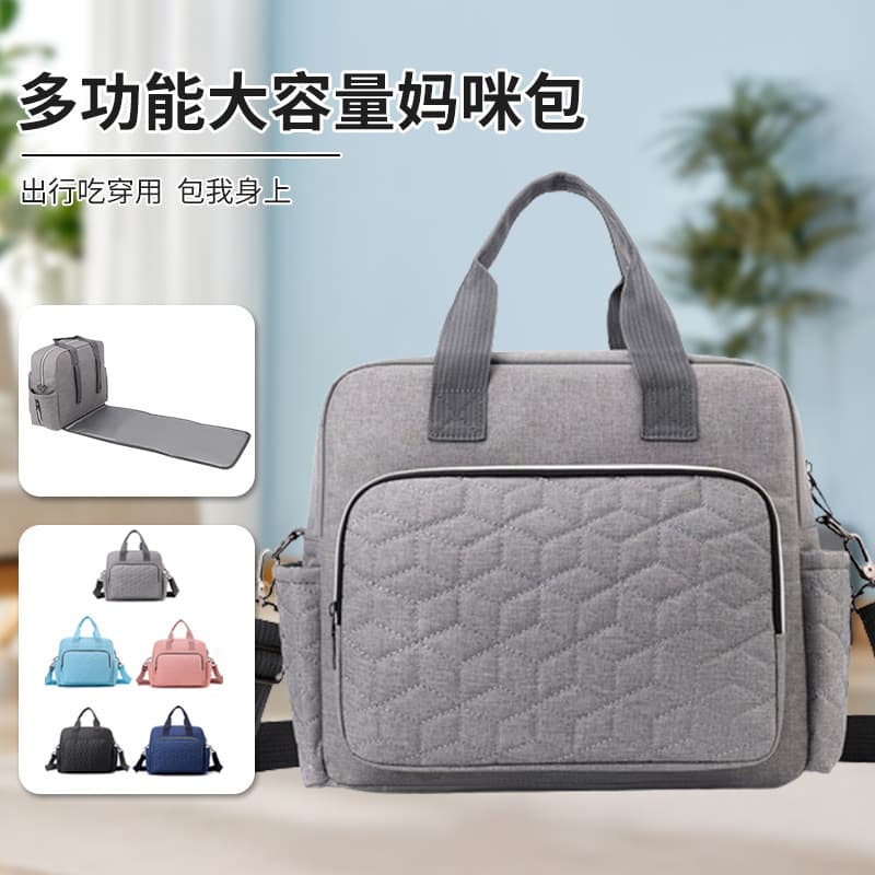 Portable Diaper Bag Mommy Bag Wet and Dry Separation Organizer, Multifunctional Large Capacity Maternity Mom Bag for Hospital Bag, Crossbody Bag