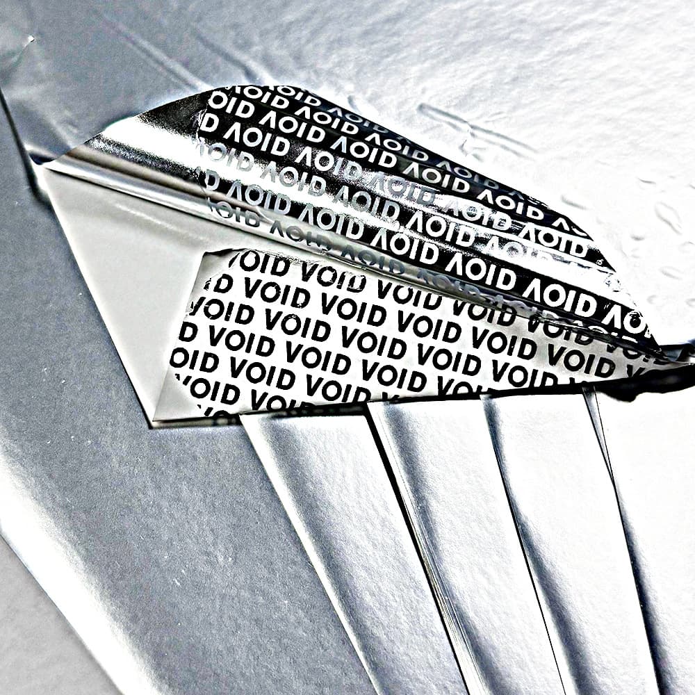 A4 Disposable Anti-Tear Anti-Tamper Anti-Counterfeit VOID Label Fragile Invalid If Destroyed Sealing Shipping Adhesive Sticker