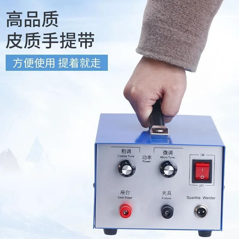 Jewelry Spot Welder Handheld Pulse Welder for Gold, Silver, Necklace, Ring Laser Welding Machine Goldsmith Tool