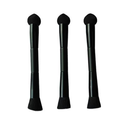 Spot wholesale pre-makeup foundation brush double-ended sponge blending brush makeup brush beauty applicator tool concealer