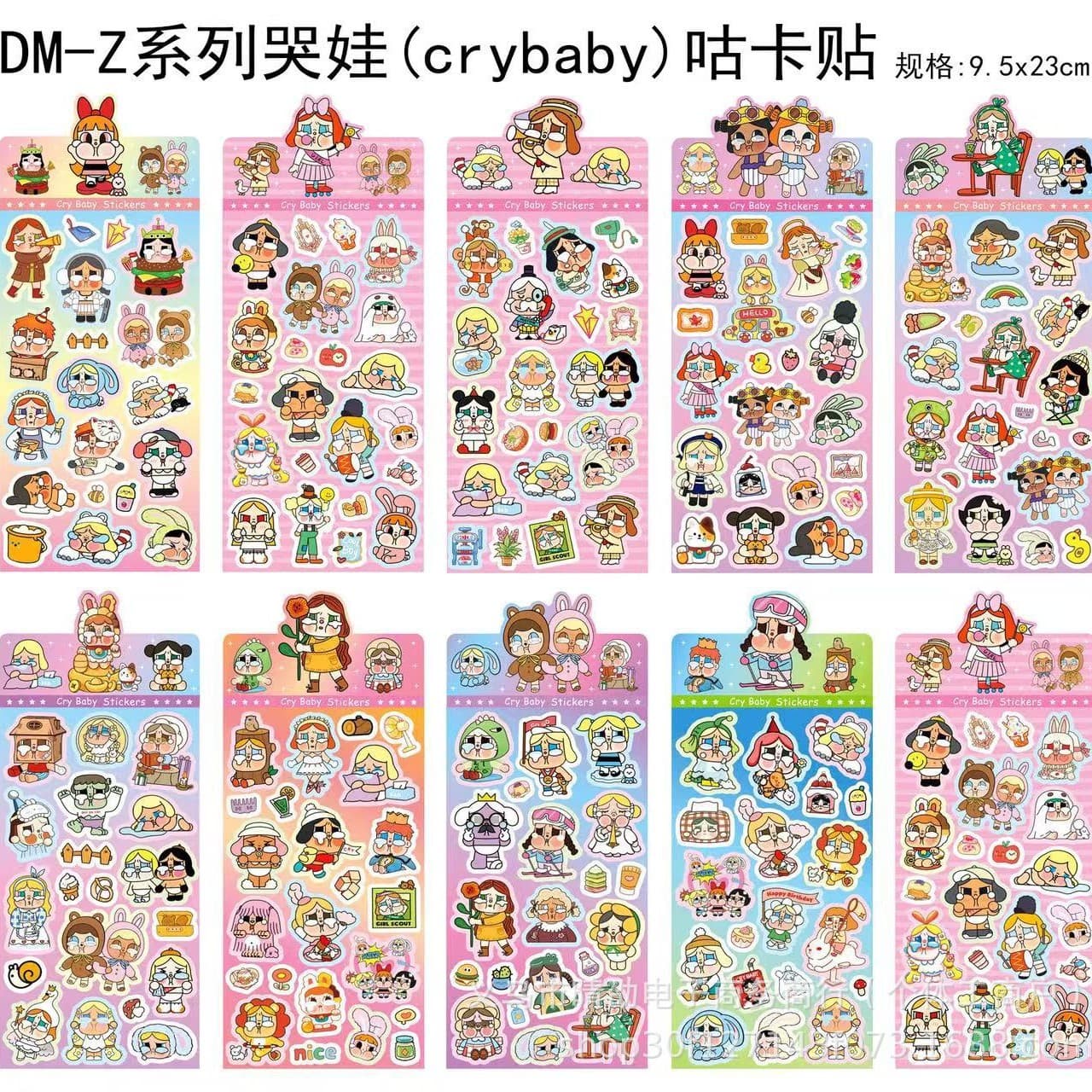 Paw Patrol cartoon stickers, Capybara Kuromi Guka stickers, Ultraman Sanrio journal decorations