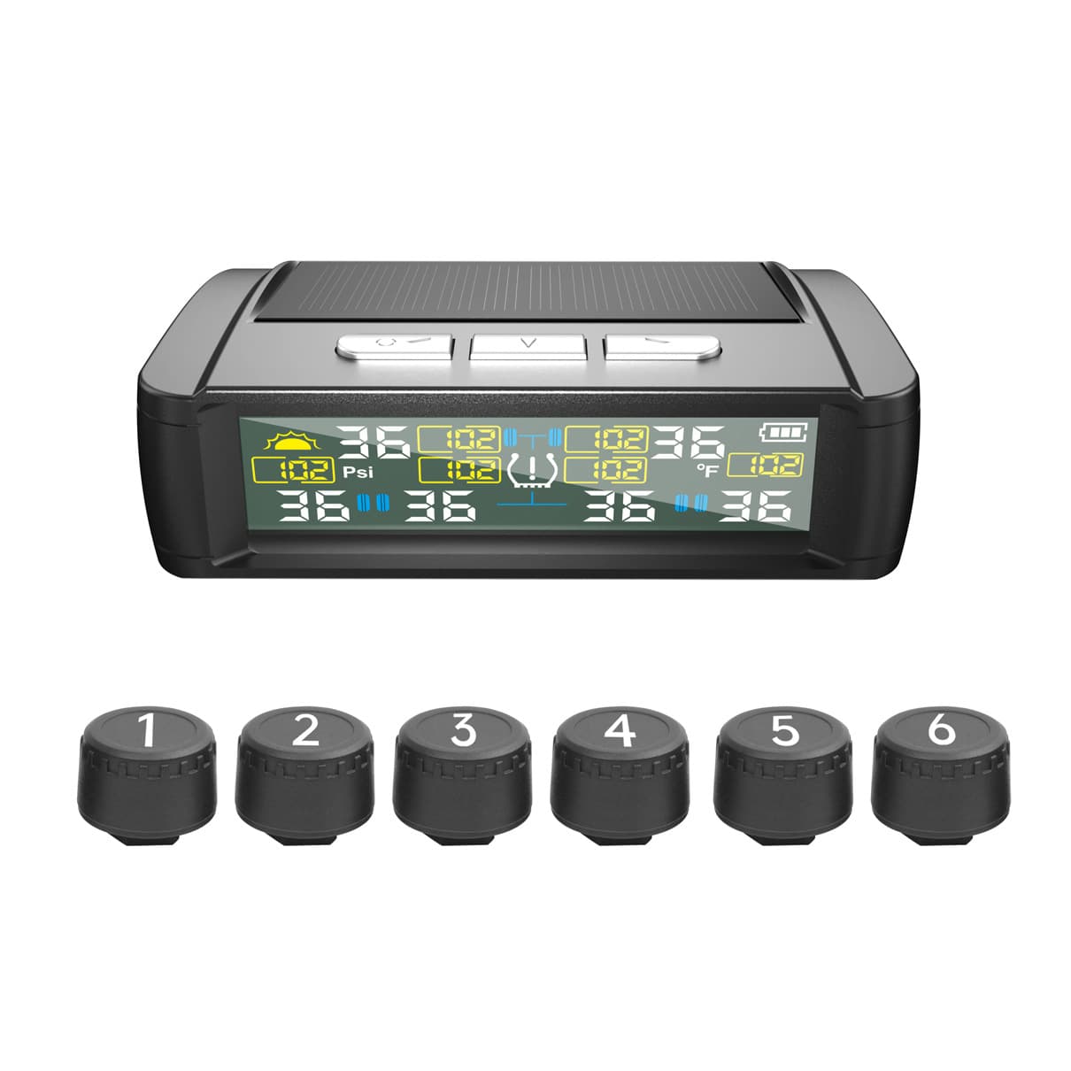 T11-6 Tire Pressure Monitor TPMS Vehicle Electronics Tire Pressure and Temperature