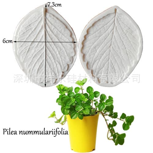 Strawberry Leaf Petal Embossing Mold Silicone Mold DIY Fondant Cutter Chocolate Cake Decoration Clay Mold