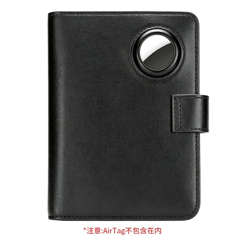 Multifunctional AirTag travel passport bag RFID anti-theft ID card passport holder detachable magnetic card holder leather case