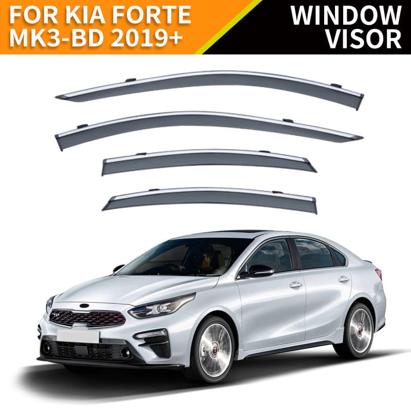 Suitable for Kia Forte car window rain shield, rain brow sunshade, Forte Window visor