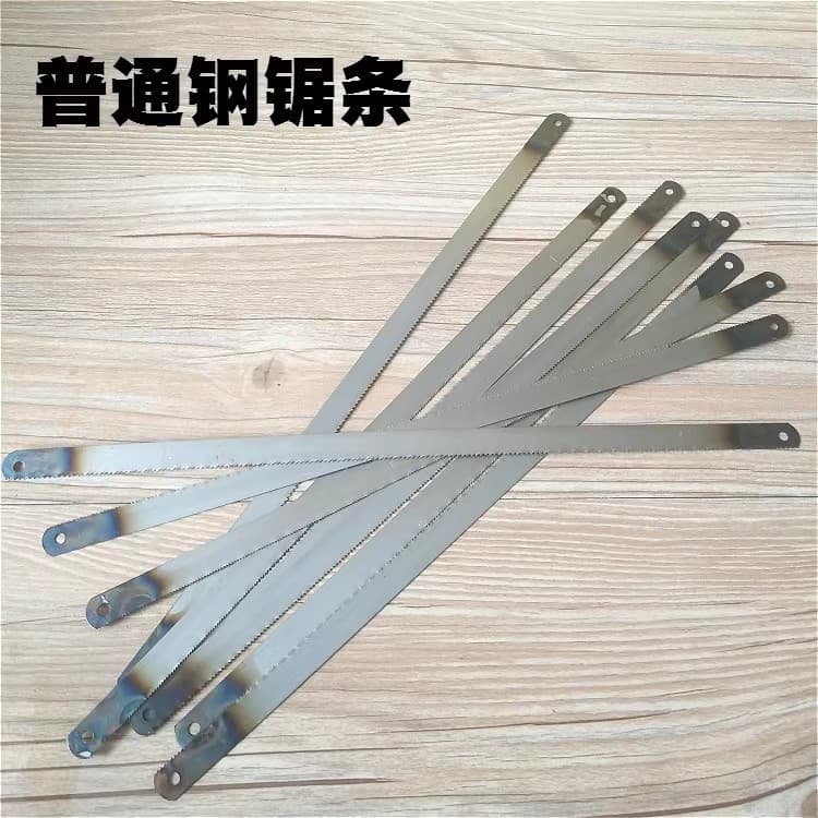 High Carbon Steel Hacksaw Blades, Manual Hacksaw Blades for Metal and Wood Cutting, Strong Universal Hacksaw Blades, Hand Hacksaw Blades