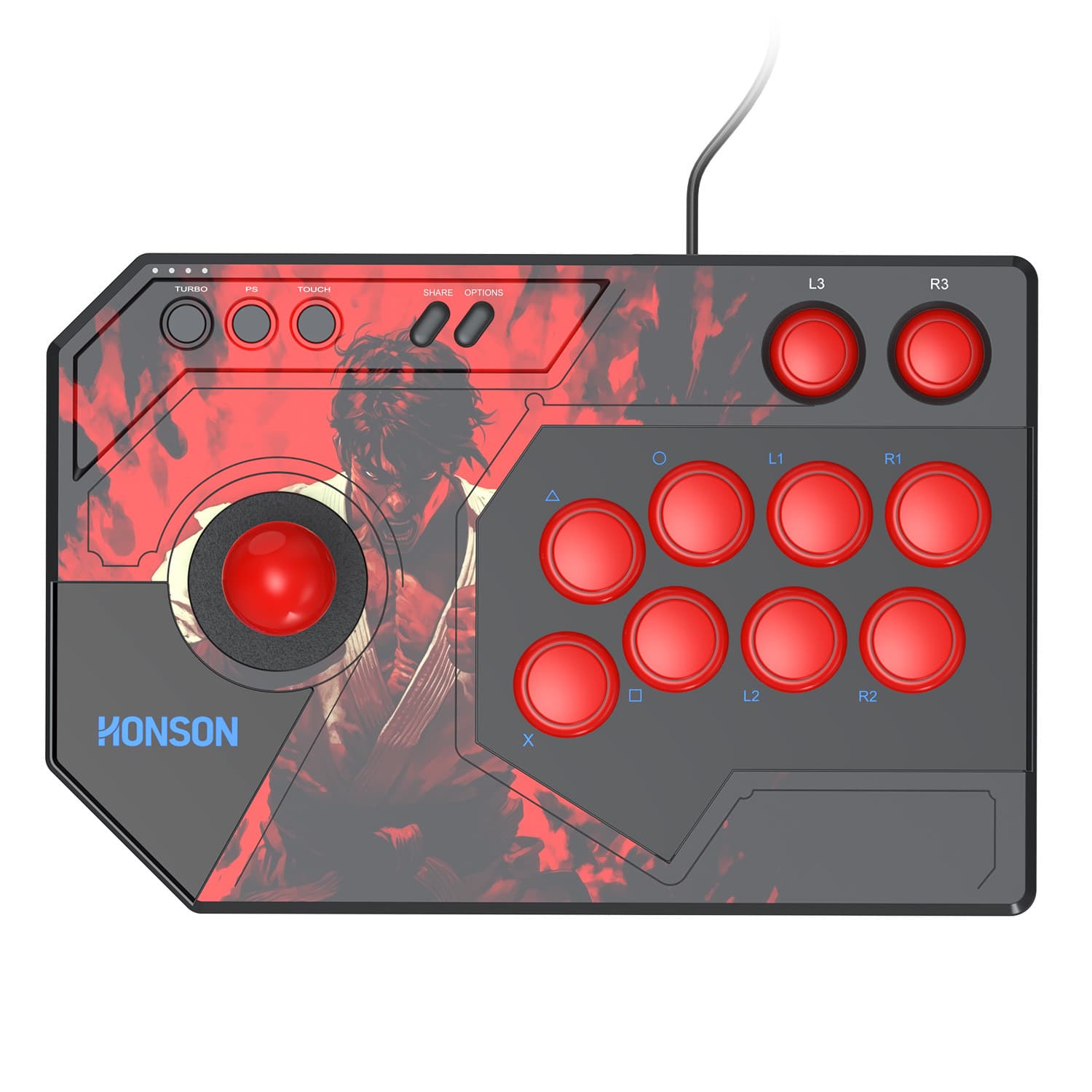 [Factory Direct] PS5 Fighting Controller Street Fighter 6 PS5 Wired Arcade Stick PS5 Game Keyboard