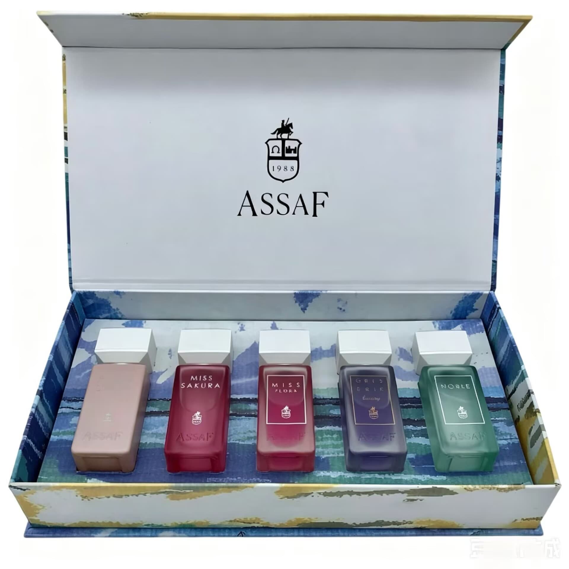 Cross-border Hot Seller ASSAF Gris Erik Gift Box Perfume Middle East Arab Dubai Fragrance Long-lasting Scent