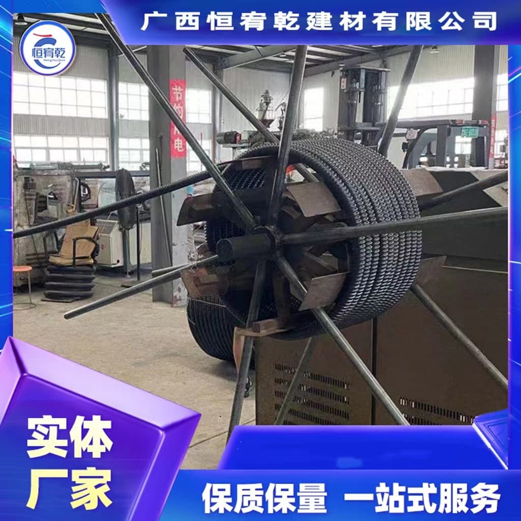 Guangxi Manufacturer Wholesale PE Prestressed Metal Corrugated Pipe Ample Stock Large Quantity Preferential Free Shipping Conduit Hose