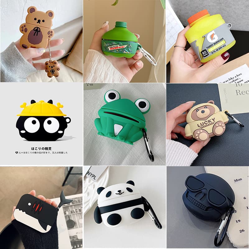 Apple AirPods 4th Generation Cartoon Wireless Bluetooth Earbud Case Shockproof Earbud Cover
