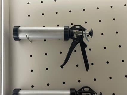 Structural Caulking Gun, Glass/Aluminum Flexible Gun, Stainless Steel 360° Rotating Automatic Cut-Off Lightweight Aluminum Alloy Caulking Gun