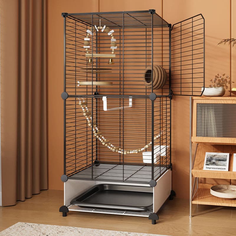 Large Bird Cage Luxury Villa for Home Budgie Cockatiel, Special for New Pearl Bird, Hwamei, Myna