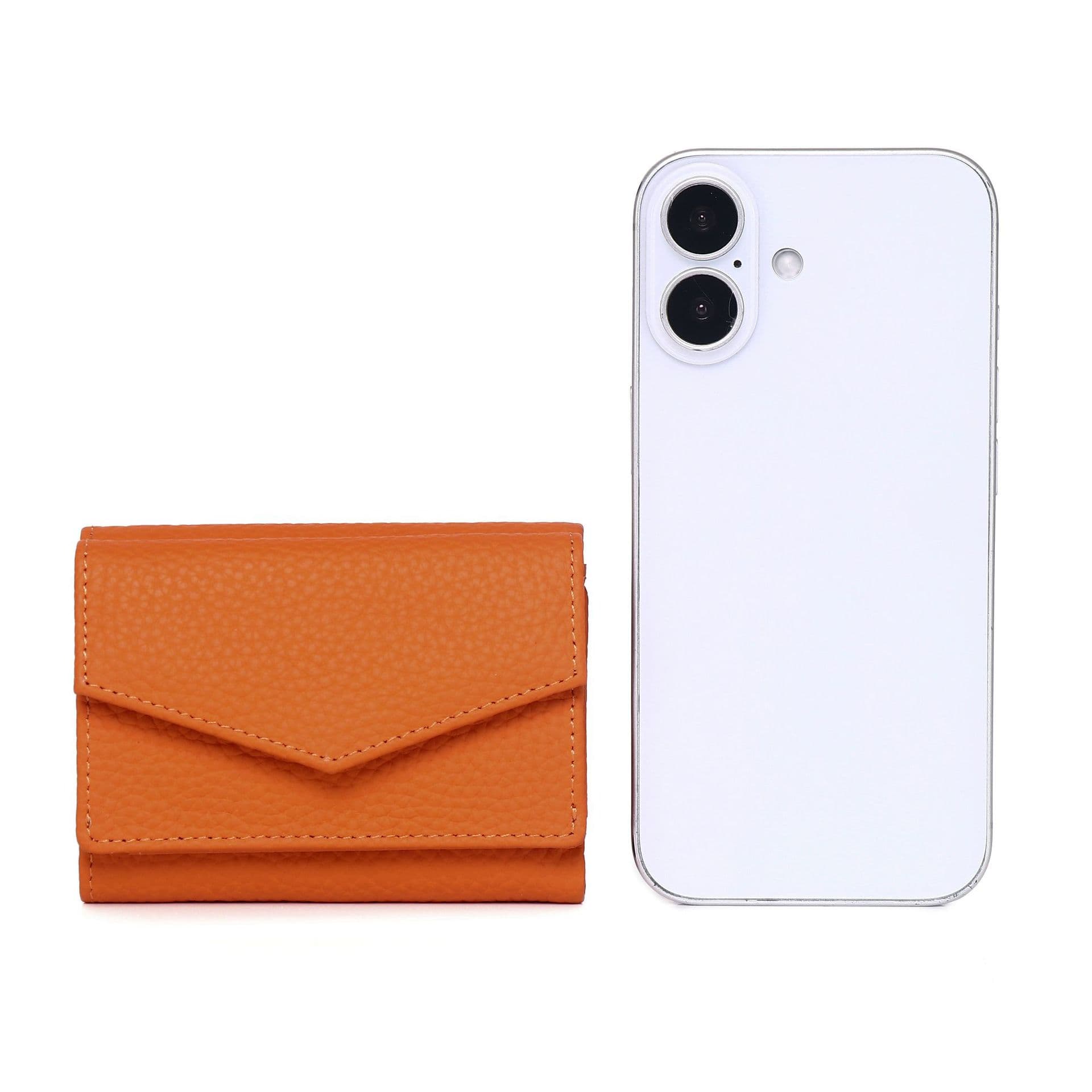Genuine Leather Wallet Japanese Style Coin Purse Togo Leather Mini Coin Pouch Short Wallet for Women Men Custom