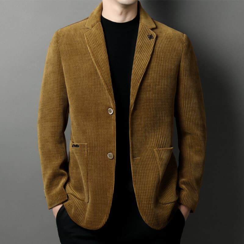 Foreign trade wholesale cross-border Changshu Jiaoz & European velvet cotton strip casual single suit 2319 style