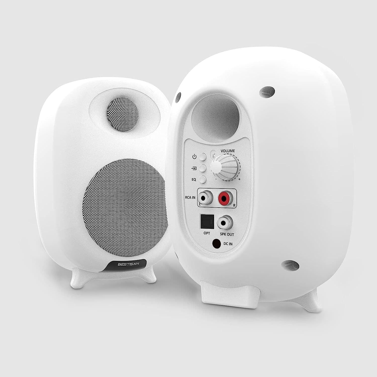 High-Fidelity 3-Inch Active Speaker 2-Way Bookshelf Speaker Hi-Fi Stereo Home High-End Audio