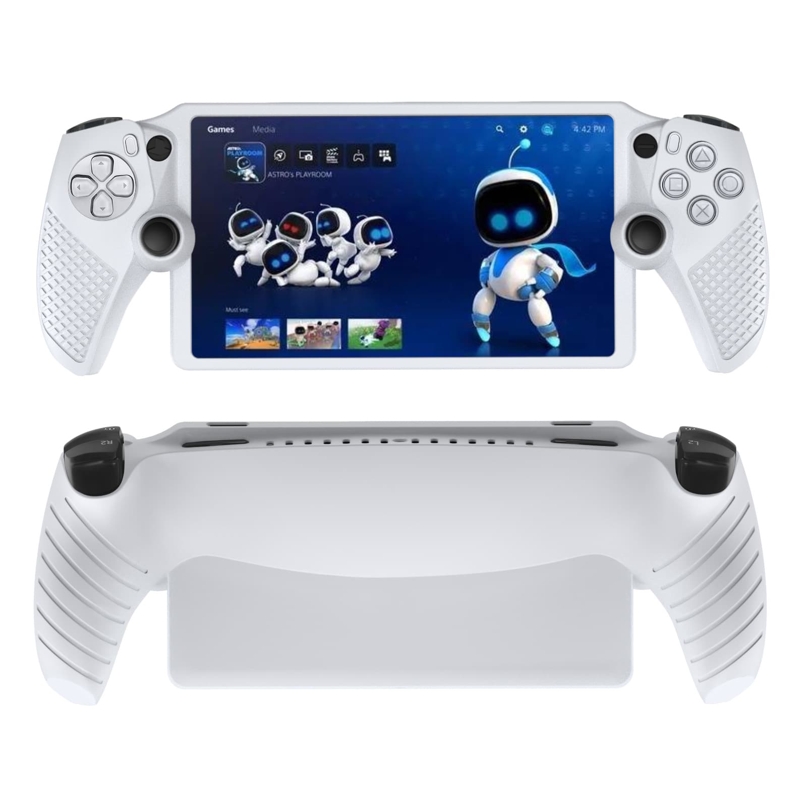 Silicone Protective Case for PS5 Streaming Handheld Console PlayStation Portal Accessories