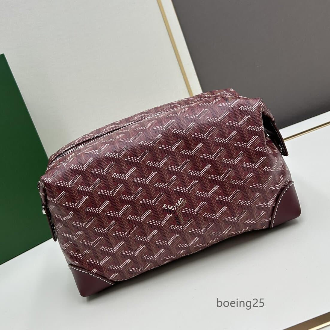 Handbag Printed Classic Goyard Storage Toiletry BOEING Goyard Dog Tooth Women's Bag Cosmetic Bag Free Shipping
