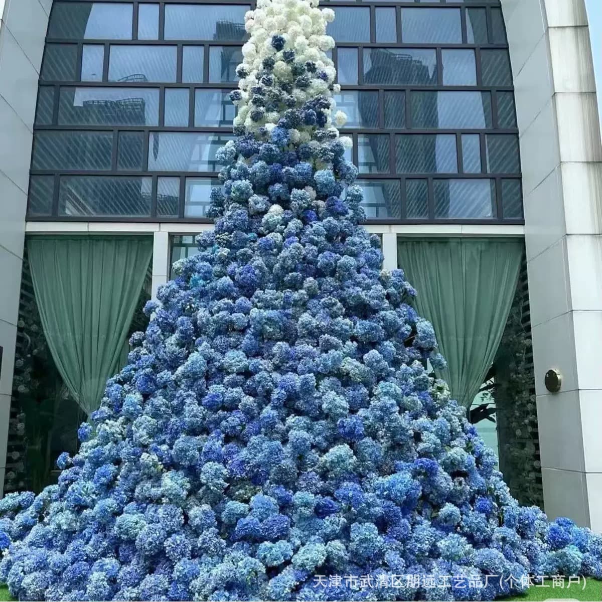 90-Piece Hydrangea Large Hydrangea Artificial Outdoor Arrangement Cascading Wedding Decoration Hydrangea Artificial Flower