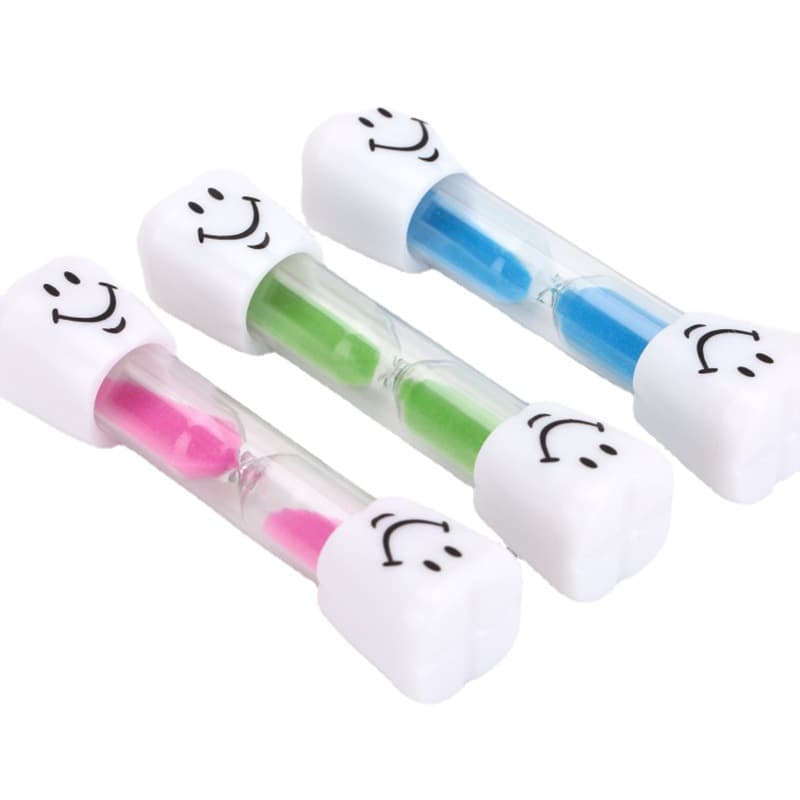 3-minute Smiley Face Hourglass Children's Day Toothbrushing Small Sand Timer Creative Time Timer Funnel Small Gift