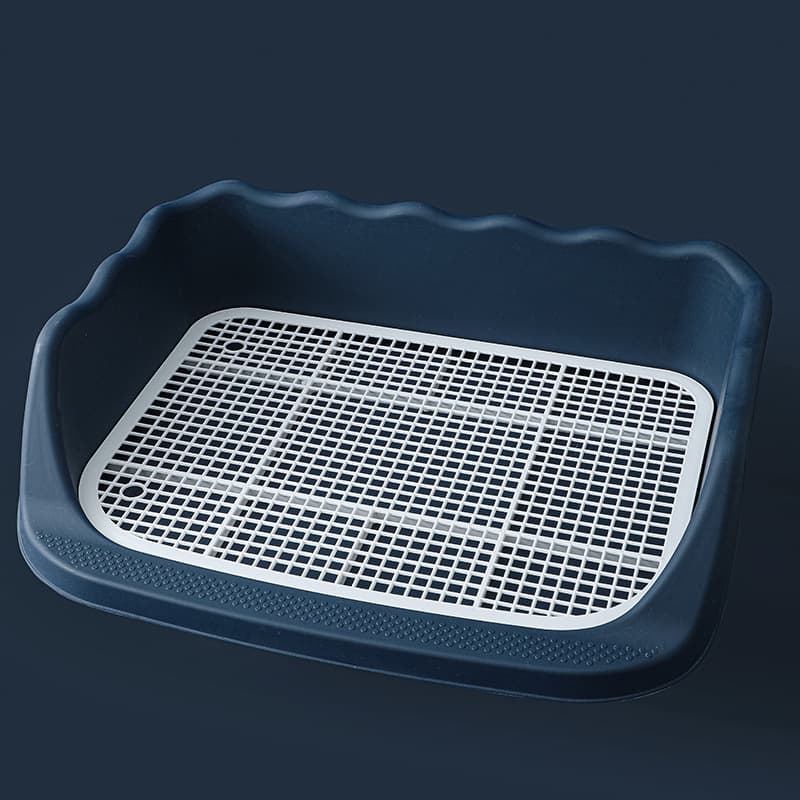 New High Fence Pet Dog Toilet with Large Grid for Defecation and Urination, Dog Potty